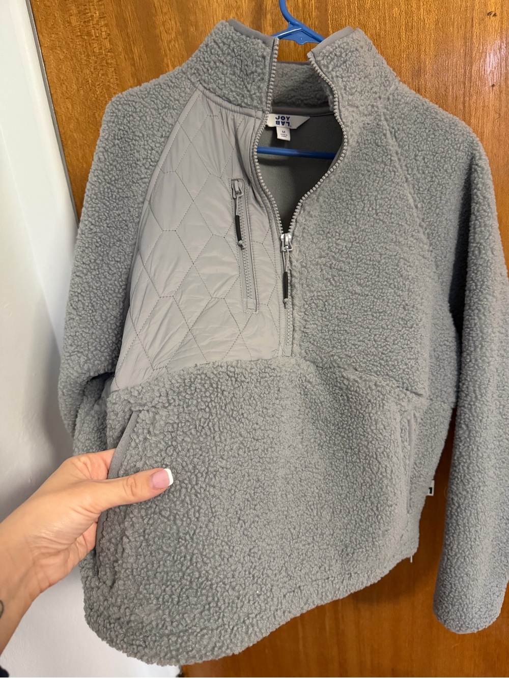 JoyLab Sherpa Pullover Jacket